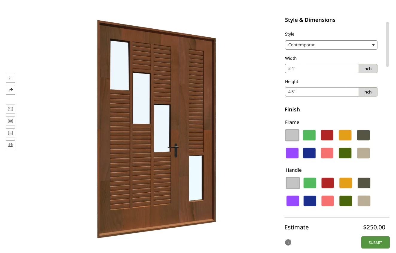 Konfigurator pintu 3d