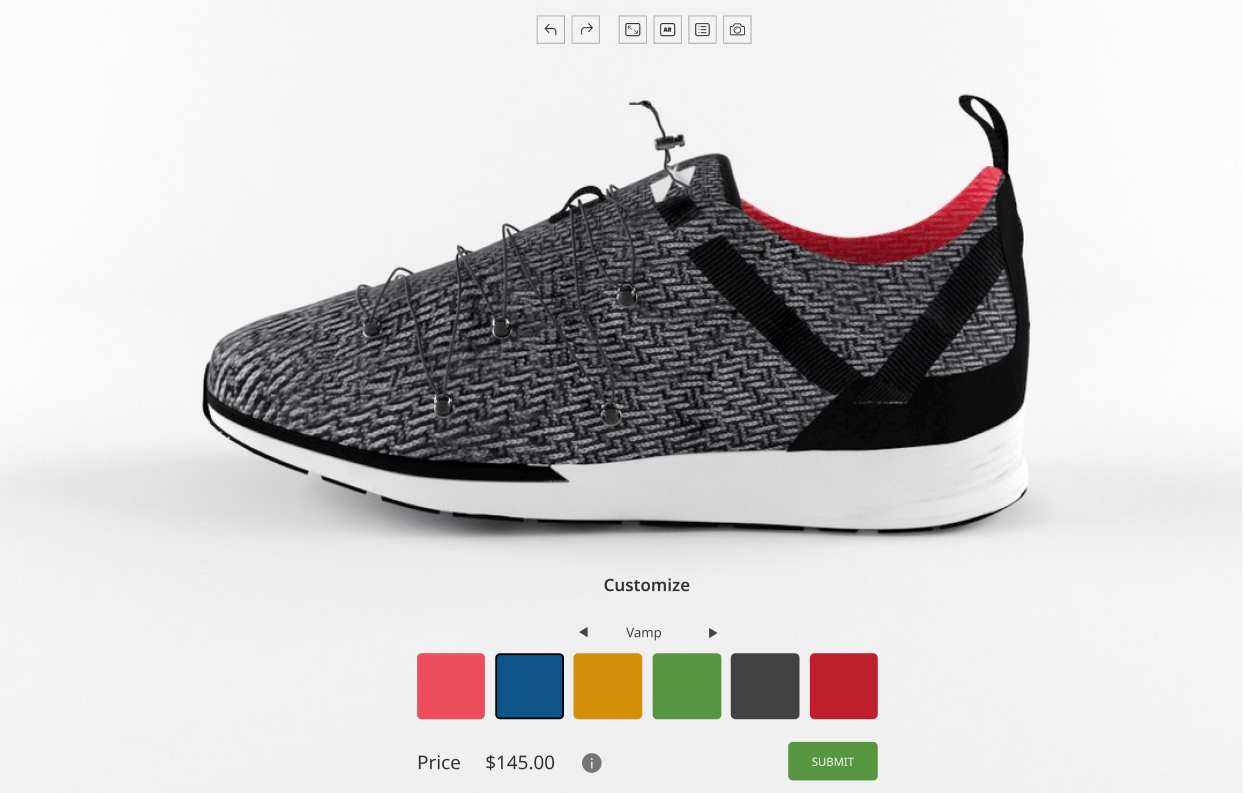 3d shoe configurator