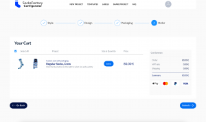 3d configurator shopping cart