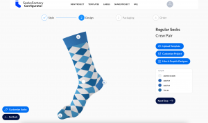 configure your sock in 3d