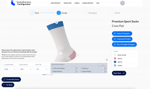 design your sock in 3d