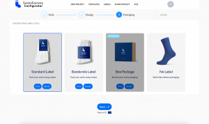 select the type of packaging