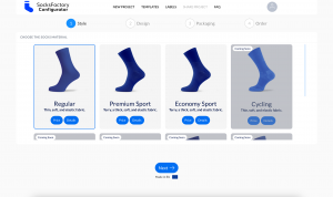 select the style of the sock