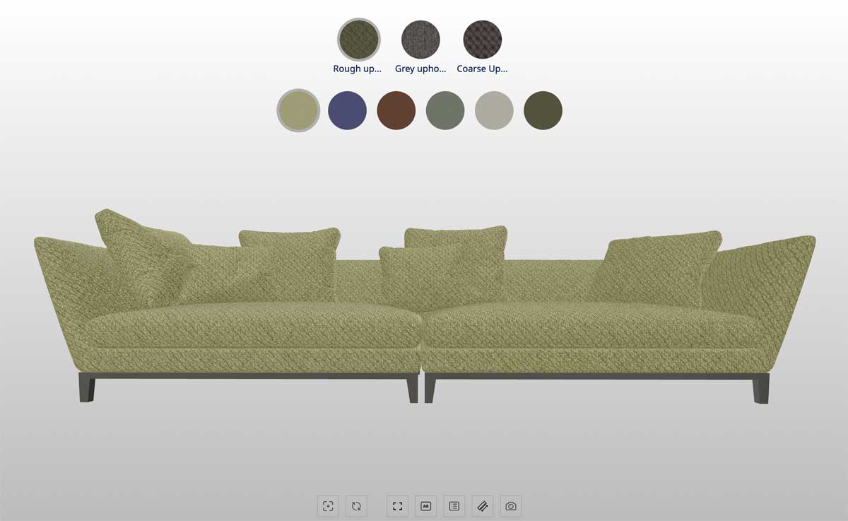 3d couch configurator